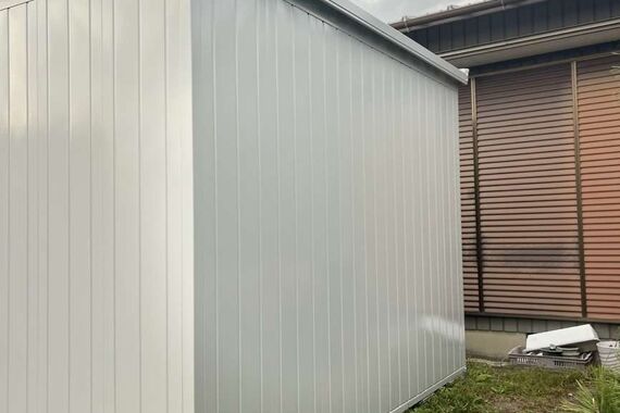 物置小屋塗装工事 ①