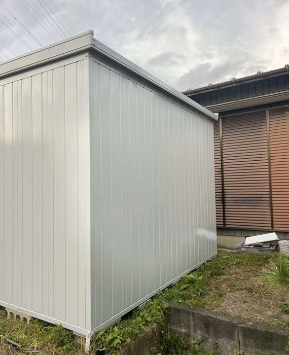 物置小屋塗装工事 ①