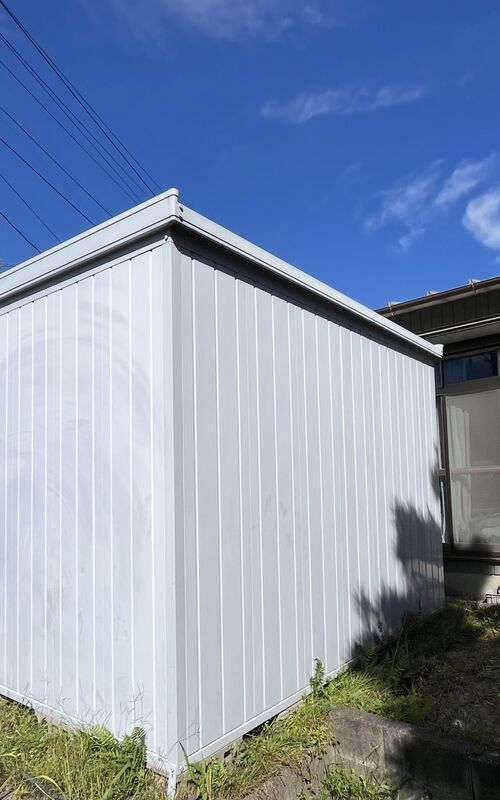 物置小屋塗装工事before②