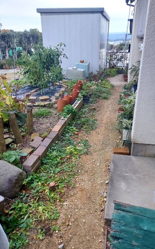 フェンス施工前2