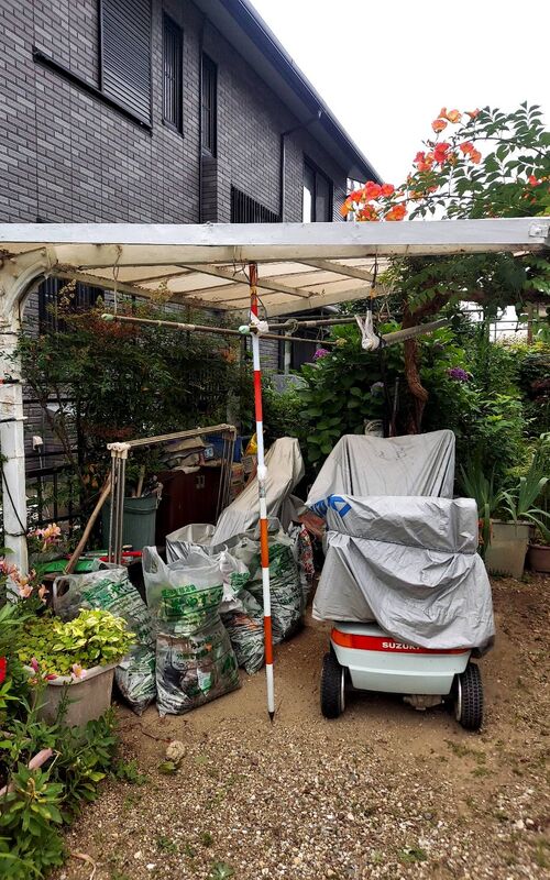 新しいカーポートへリフォームBefore②