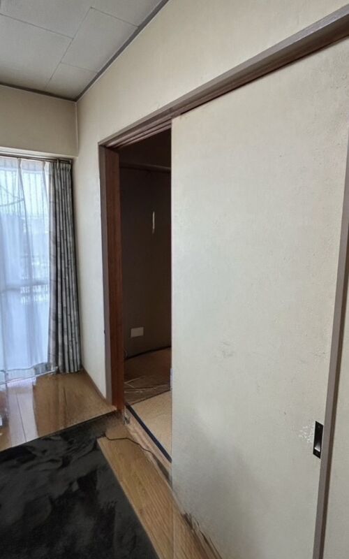 引戸リフォーム(枠解体 拡張)b